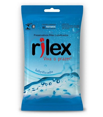 Preservativo Lubrificado  3 Unidades Rilex