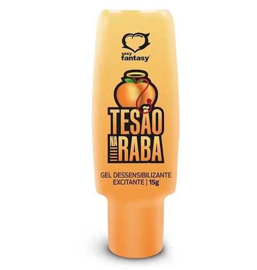 Tesão na Raba Gel Dessensibilizante e Excitante 15g Sexy Fantasy
