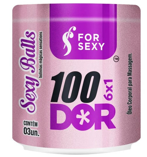 Sexy Balls 100DOR com 3 unidades For Sexy