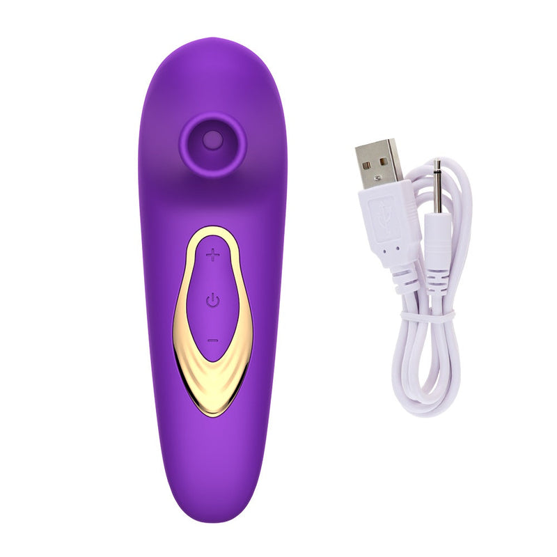 Vibrador Sugador de Clitóris Recarregável - 10 Modos de Vibrações - Estimulador clitoriano