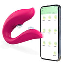 Vibrador Casal com Sucção de Blutooth Cotrole via Aplicativo