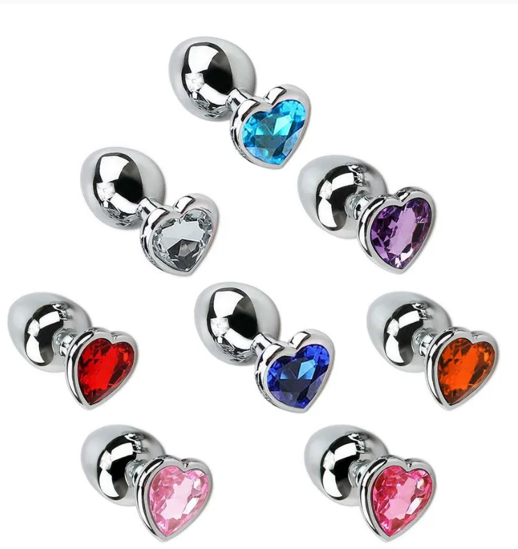 Plug Anal Cônico com Cristal  M Sexy Import