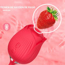 Flowery Pro Vibrador de Ponto G e Clitóris Com Pulsação Sexy Import