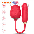 Flowery Pro Vibrador de Ponto G e Clitóris Com Pulsação Sexy Import