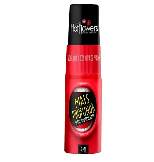 Mais Profunda Spray Refrescante para Sexo Oral 12ml Hot Flowers