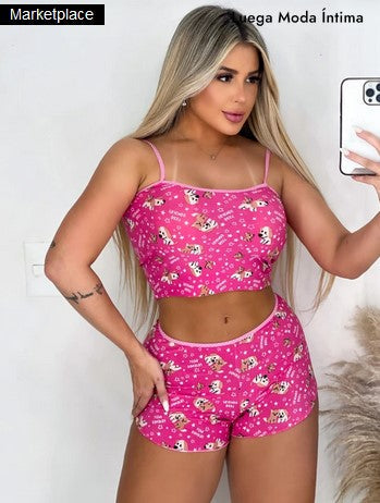 Short Doll Virginia Liganete Estampas Variadas