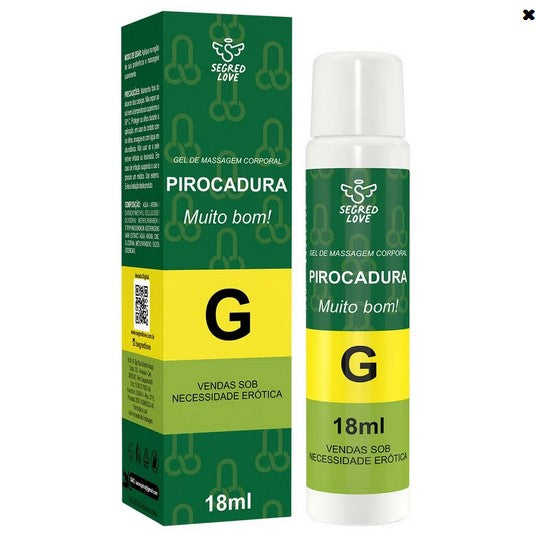 Pirocadura Retardante Masculino Linha Farmacinha do Riso 18ml Secret Love