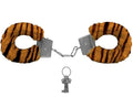 Algema de Metal Pelúcia Revestida Fur Love Cuffs Sexy Import
