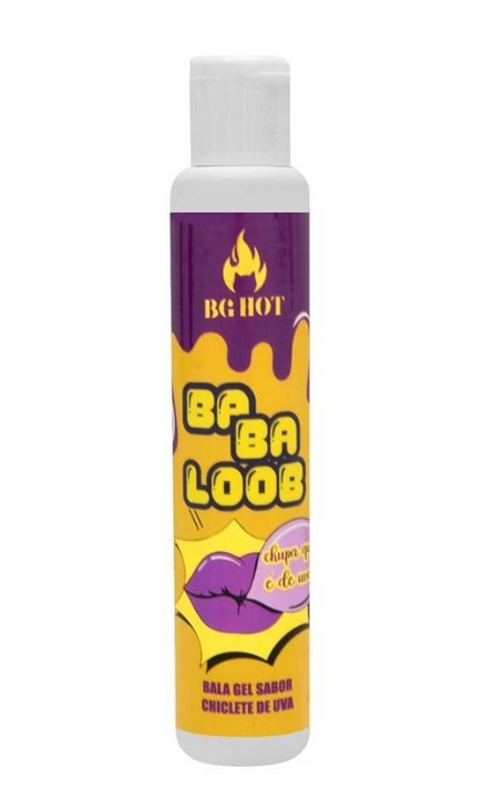Gel Beijável Babaloob Sabor Uva 40g - Banho de Gata