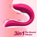 Vibrador Casal com Sucção de Blutooth Cotrole via Aplicativo