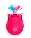 Estimulador de Clitóris em Formato de Rosa com 10 Modos de Pulsação Sexy Import