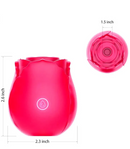 Estimulador de Clitóris em Formato de Rosa com 10 Modos de Pulsação Sexy Import