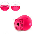 Estimulador de Clitóris em Formato de Rosa com 10 Modos de Pulsação Sexy Import