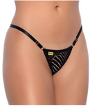 Tanga Fio Erótica "Safada" com Strass Patitex
