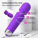 Vibrador recarregavel USB 20 vibrações diferentes