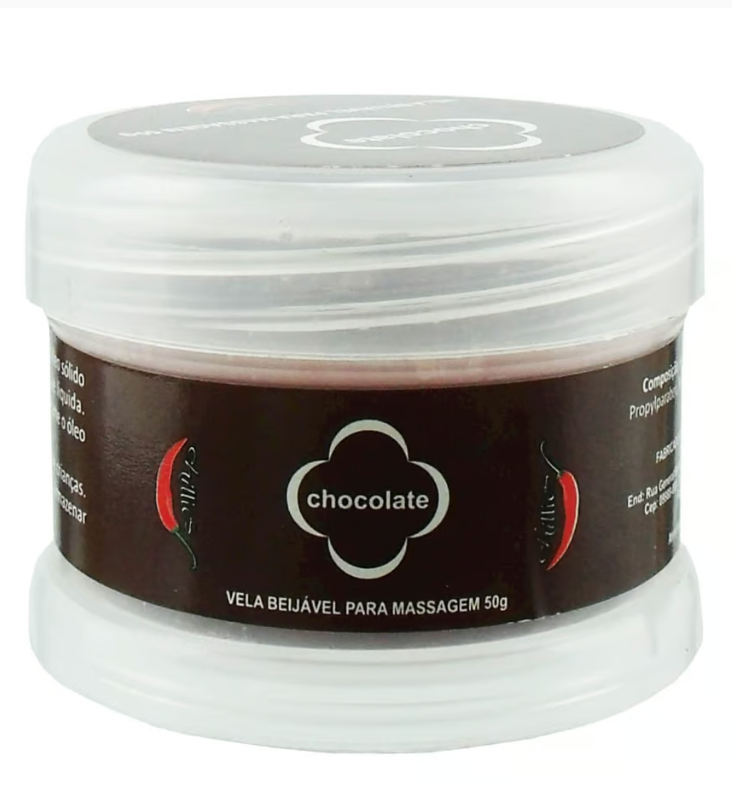 VELA BEIJÁVEL PARA MASSAGEM 50G CHILLIES
