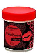 Vela Beijável para Massagem Morango Hot 45g La Pimienta